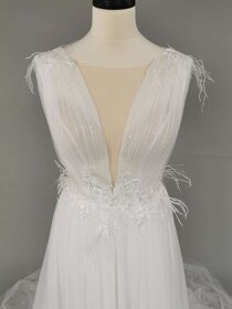 Luxusní nenošené svatební šaty, Windflower, 38 EU (S) - 7