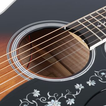 Takamine EF-450C-TT Brown Sunburst with case - 7
