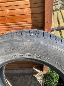 4x celoroční pneu Scorpion Pirelli 265/60 R18, dezén 6,5 mm - 7