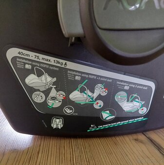 Autosedačka 0-13kg - 7