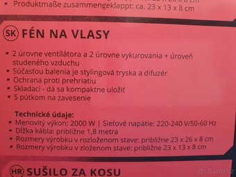 Fén na vlasy zn. CARRERA - - 7