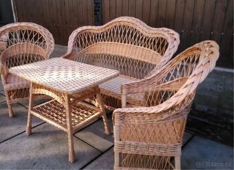proutěný zahradní nábytek - 7