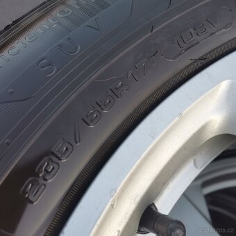 Prodám alu kola Audi Q5, letní pneu Goodyear 235/65 r17 - 7