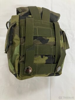 MFH pouzdro MOLLE pro láhev 1l/Utility ZELENÝ POTISK (Tactic - 7