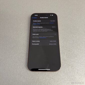 iPhone 16 Pro 128GB, 100% baterie, jako nový - 7