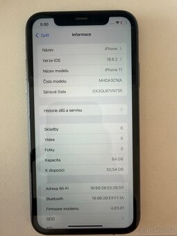 Iphone 11, černá, 64 gb, baterie 75 % - 7
