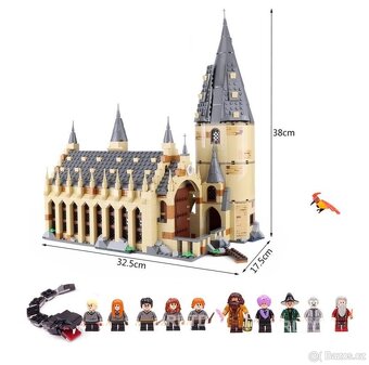 Harry Potter stavebnice 1 + figúrky - typ lego - nové - 7