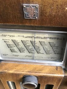 Staré rádio - dřevěné - 7