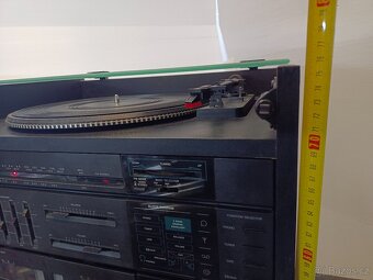 SHARP W11H musik center,věž Gramo,Rádio,Double deck - 7