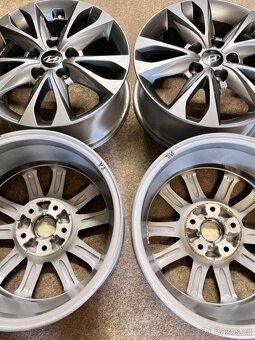 5x114,3 R16 originál alu disky Hyundai - ET 48 - 7