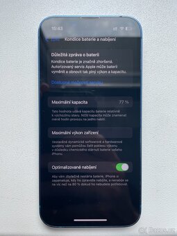iPhone 13 mini 128GB modrá - 7