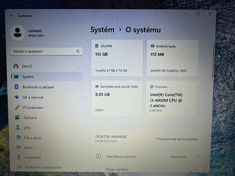 FUJITSU Lifebook A544 - SSD/Windows 11/nová baterie - 7