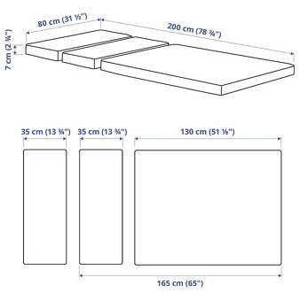 Rostoucí, dětská postel Ikea + 2 rošty a matrace - 7