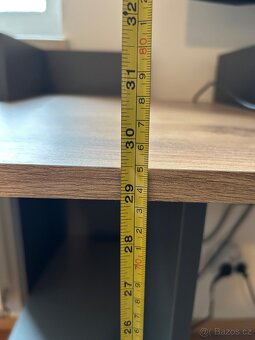 Psací stůl dub / antracit - 7