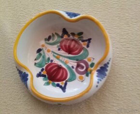 Džbán a 6 kalíšků + popelník (Modranská keramika) - 7