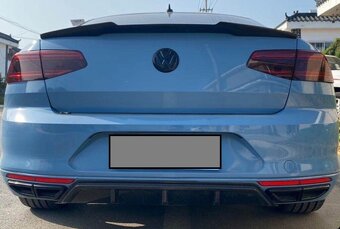Športový difuzor na zadný nárazník pre VOLKSWAGEN - 7