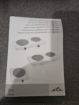 Jednoplotýnkový vařič ETA 3109 - 7