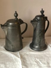 neponičené staré korbely cínové - 7