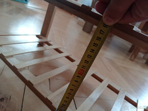 Botníková lavice ZELLER - bambus/šedá - 7