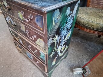 Komoda Stůl Malovaný 40x60 výška 134/48x55 výška 74 cm - 7