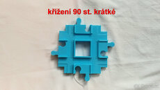 Duplo vlak, kolej - křížení kolejí - 7