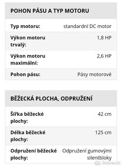 Běžecký pás TRINFIT Gara T200 - 7