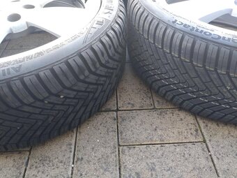 Prodám Alu kola 7Jx17H2 et 46 + celoroční pneu Continental - 7