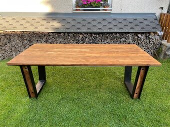 Masivní nerozkládací stůl - Makalu - 7