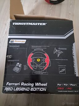 Herní volant na PC a PS3 - Ferrari racing wheel thrustmaster - 7