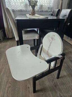 Dětská jídelní židlička KLUPS Anežka lll Safari Žirafa - 7