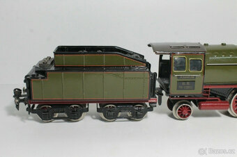Fantastická parní lokomotiva Märklin Gauge 0, olivově zelená - 7