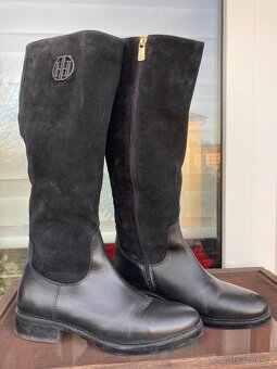 Kožené kozačky Tommy Hilfiger vel. 42 - 7