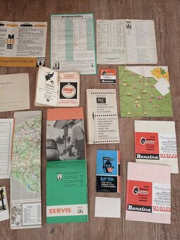 Staré letáky, mapy a doplňky do veteránů - 7