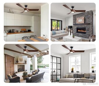 Stropní ventilátor se světlem VONLUCE 132cm - 7