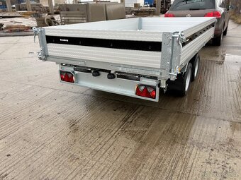 Přívěsný vozík - třístranný sklápěč, 3500kg, el. ovládání - 7