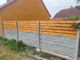Betonový plot od CZ výrobce na klíč - TOP CENA - 7