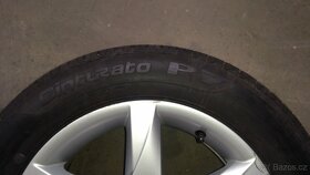 orig.AUDI alukola 16"+letní pneu Pireli 205/60/16 - 7