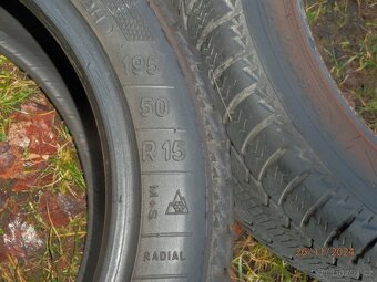 3x Zimní gumy KLEBER 195/50 R15 3x 5MM - 7