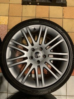 Alu kola Škoda R18 5X112 LETNÍ PNEU 225/40 R18 LUXON DOT 24 - 7