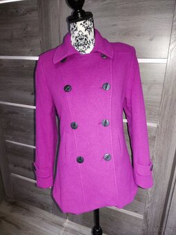 Fialový kabátek/sako vel. 42/44 - 7