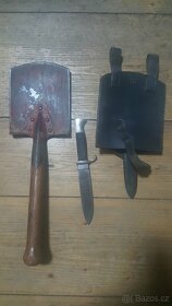 Hitlerjugend lopatka a nůž v závěsníku set pro sběratele - 7