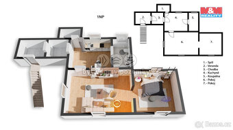 Prodej rodinného domu, 800 m2, Jeseník, ul. Skupova - 7