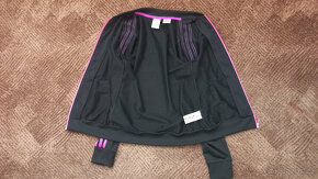 bunda tepláková dívčí, dámská, černá, ADIDAS - 7