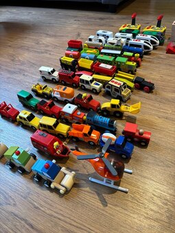 👑 MEGA SET Dřevěné vláčkodráhy – Přes 300 dílů 🚁 - 7