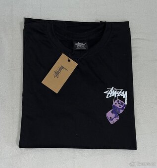 Černé Stüssy tričko - 7