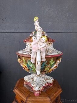 Starožitná porcelánová mísa CAPODIMONTE - 7