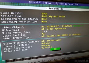 Retro počítač Pentium 166Mhz - 7