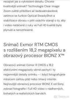 Foťák Sony Cyber-shot DSC HX90V - 7