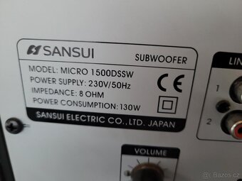 Subwoofer Sansui 1500DSSW - 7