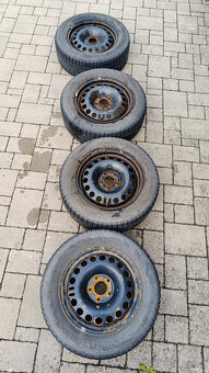 Sada zimních kol 215/60 R16 95H, disk 6,5Jx16 H2 ET41, rozte - 7